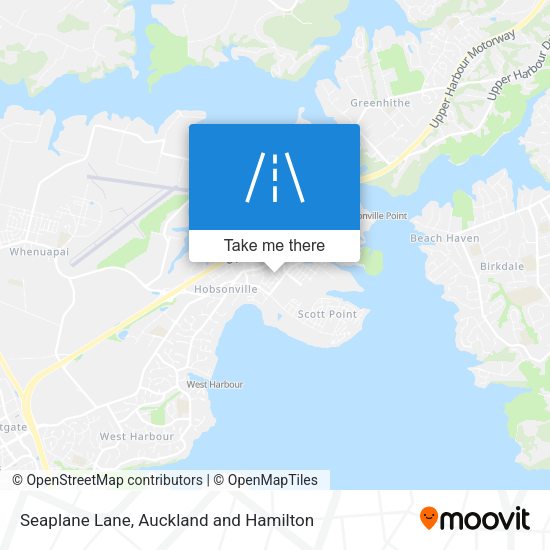 Seaplane Lane map