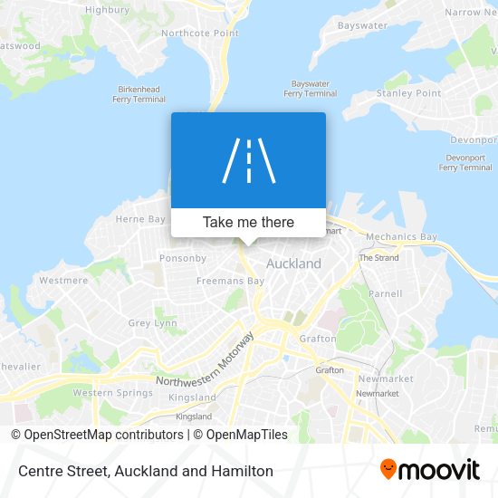 Centre Street map