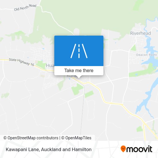 Kawapani Lane map