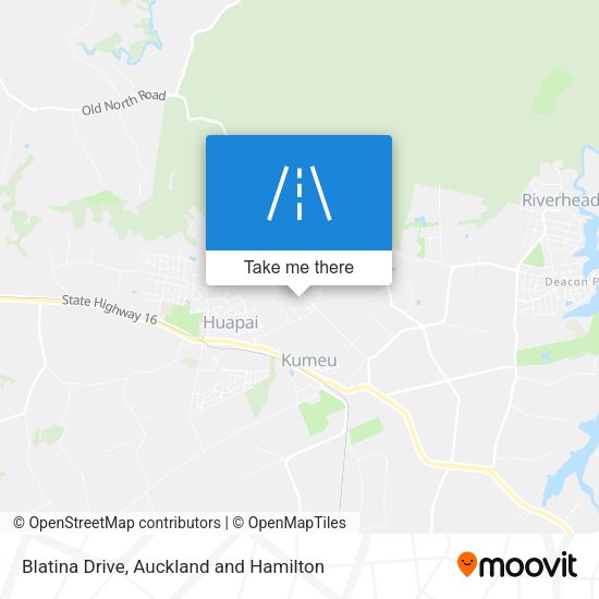 Blatina Drive map