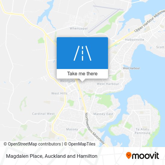 Magdalen Place map