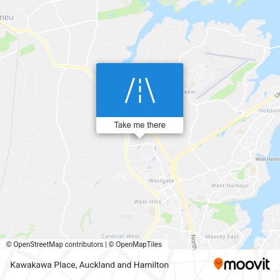 Kawakawa Place map
