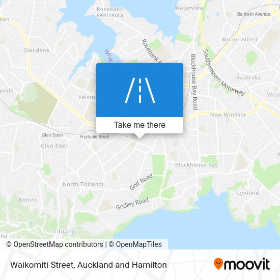 Waikomiti Street map