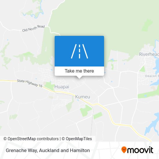 Grenache Way map