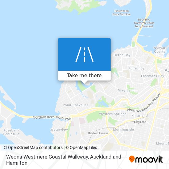 Weona Westmere Coastal Walkway map