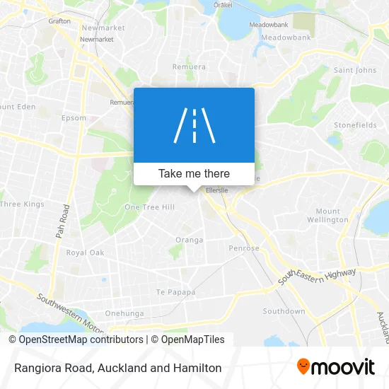 Rangiora Road map