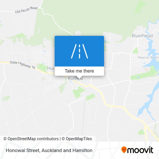 Honowai Street map
