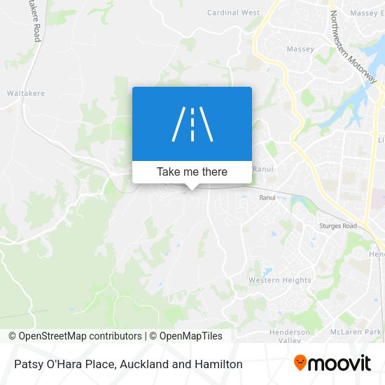 Patsy O'Hara Place map
