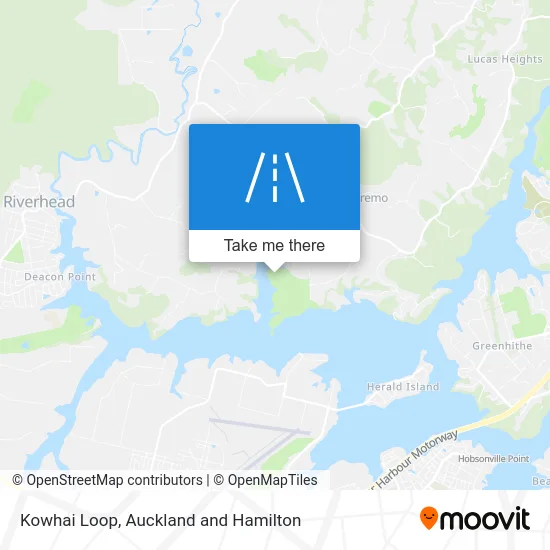 Kowhai Loop map