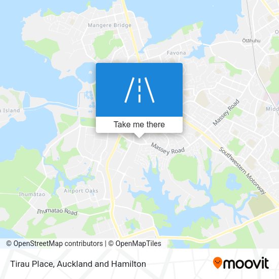 Tirau Place map