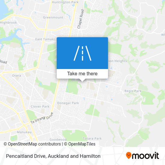 Pencaitland Drive map
