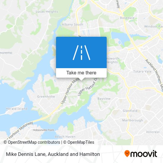Mike Dennis Lane map
