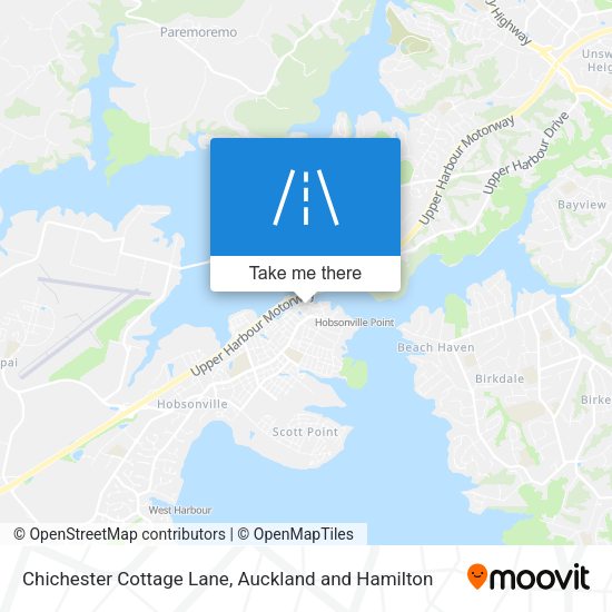 Chichester Cottage Lane map