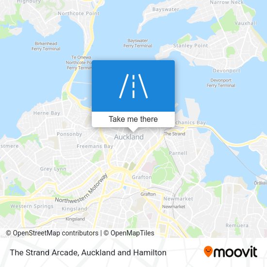 The Strand Arcade map