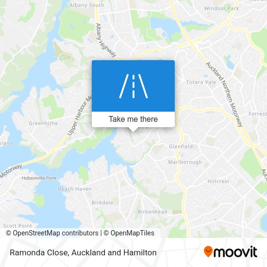 Ramonda Close map