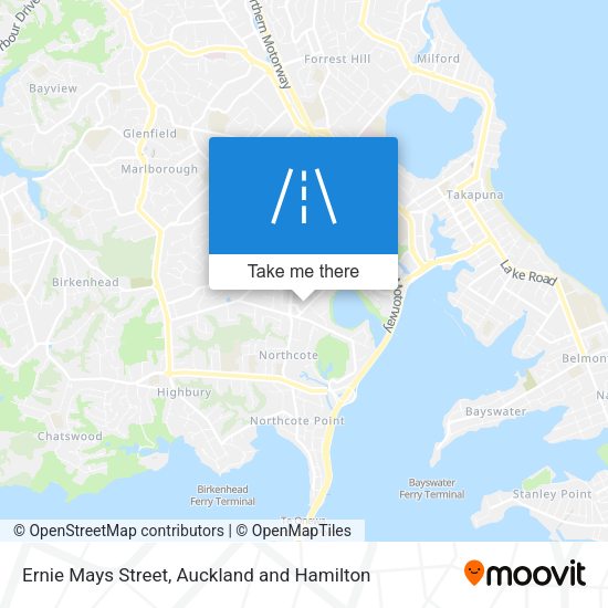 Ernie Mays Street map
