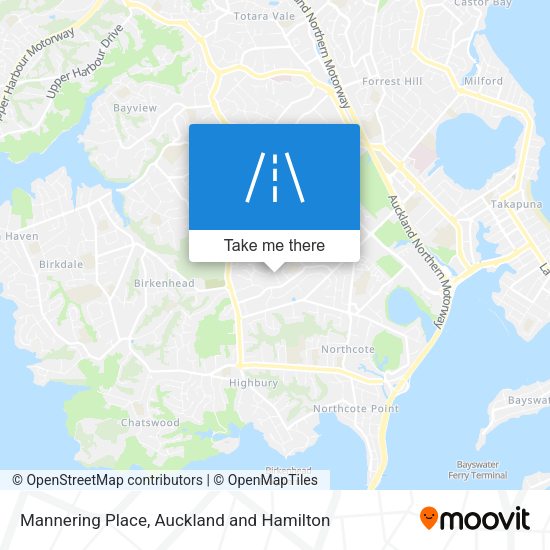 Mannering Place map