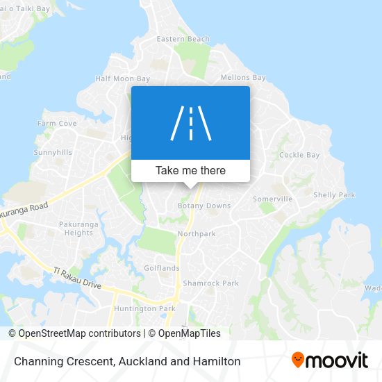 Channing Crescent map