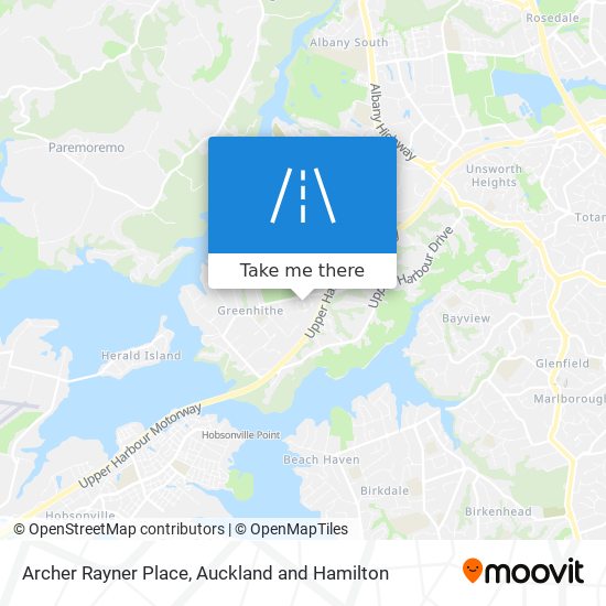 Archer Rayner Place map