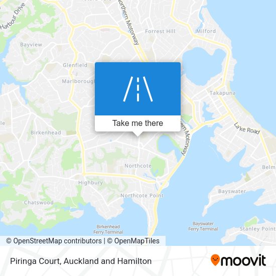 Piringa Court map
