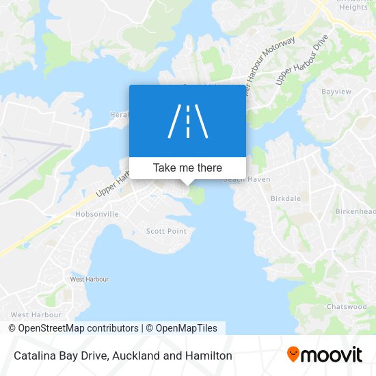 Catalina Bay Drive map