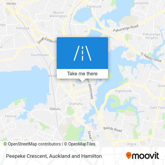 Peepeke Crescent map