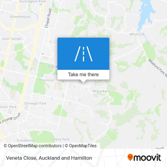 Veneta Close map