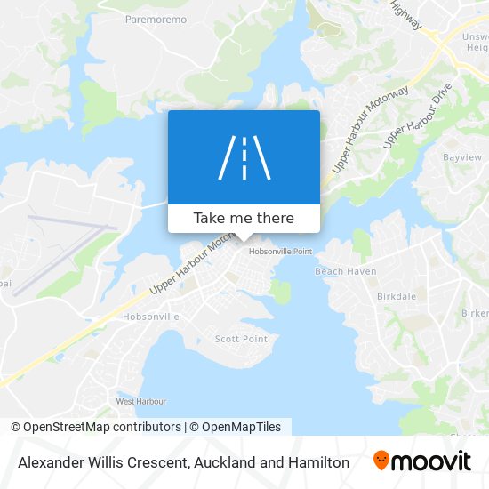 Alexander Willis Crescent map