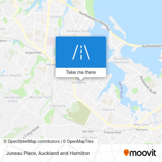 Juneau Place map
