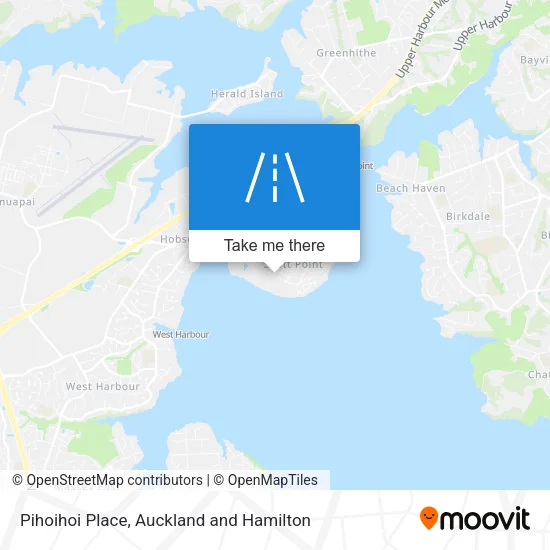 Pihoihoi Place map