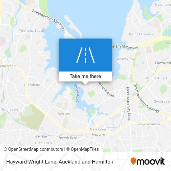 Hayward Wright Lane map