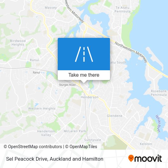 Sel Peacock Drive map