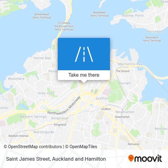 Saint James Street map