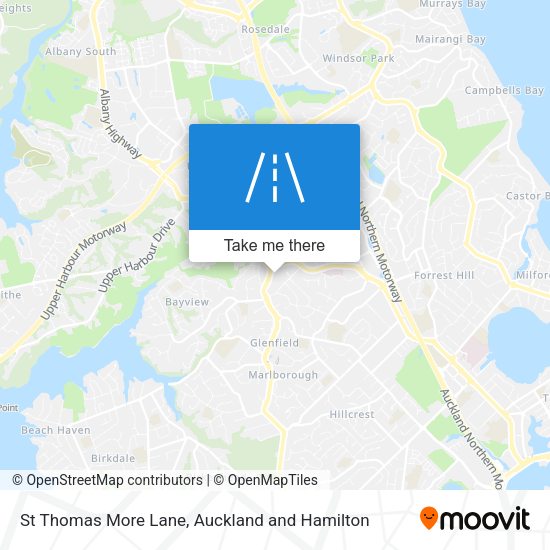 St Thomas More Lane map