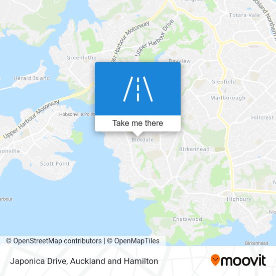 Japonica Drive map