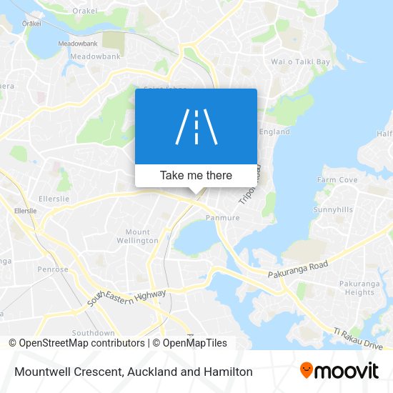 Mountwell Crescent map