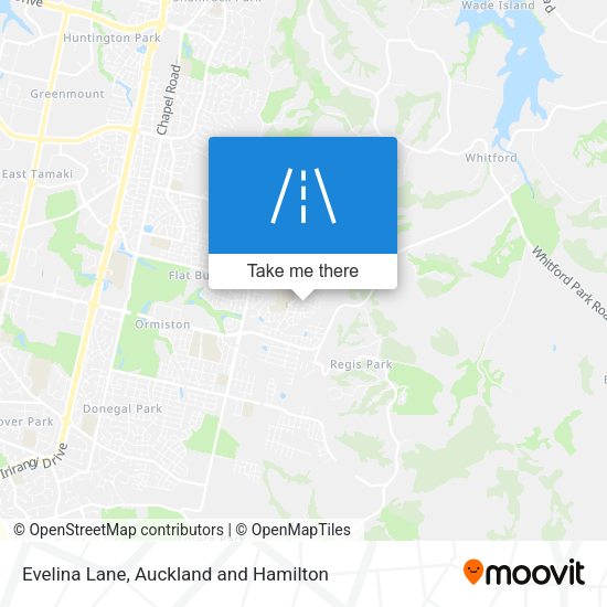 Evelina Lane map