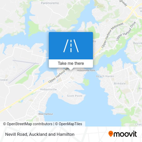 Nevill Road map