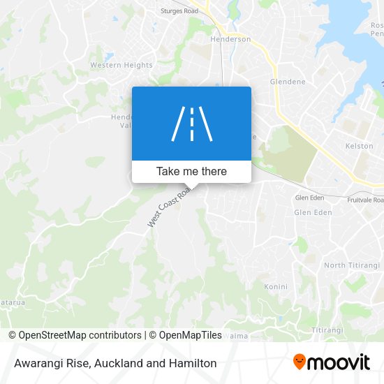 Awarangi Rise map