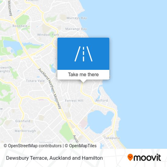 Dewsbury Terrace map