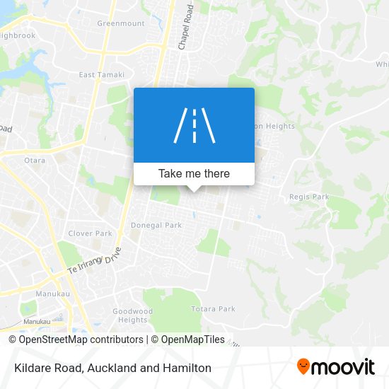 Kildare Road map