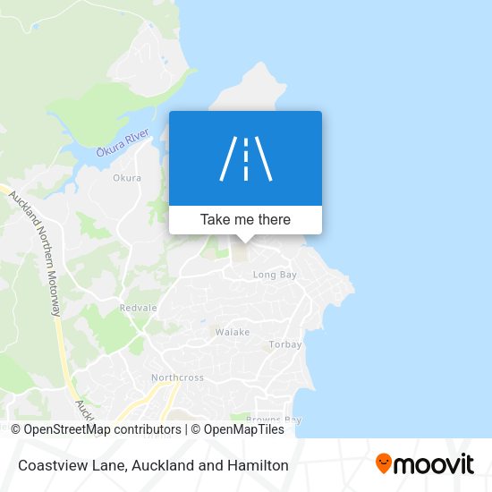 Coastview Lane map