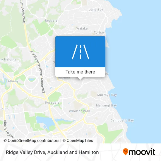 Ridge Valley Drive map