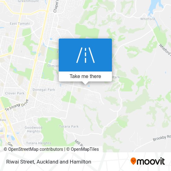 Riwai Street map