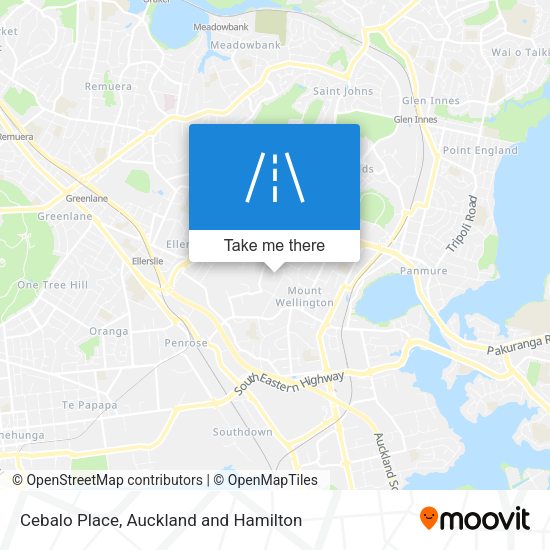 Cebalo Place map