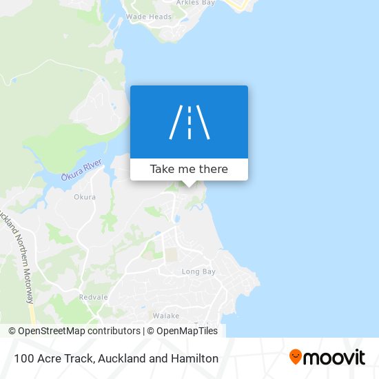 100 Acre Track map