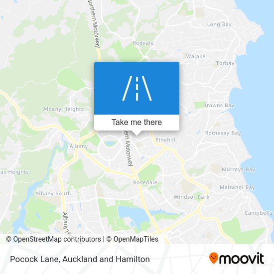 Pocock Lane map