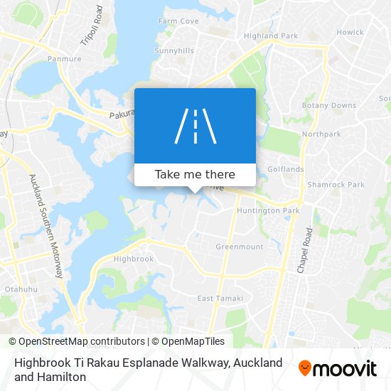 Highbrook Ti Rakau Esplanade Walkway地图