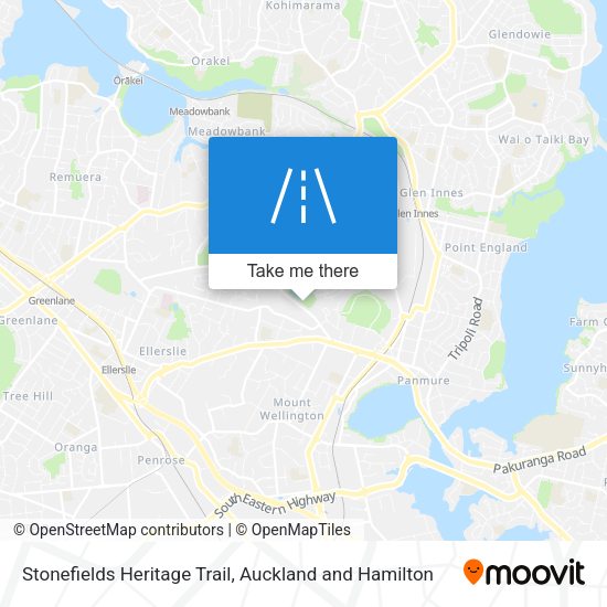 Stonefields Heritage Trail map
