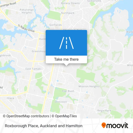 Roxborough Place map